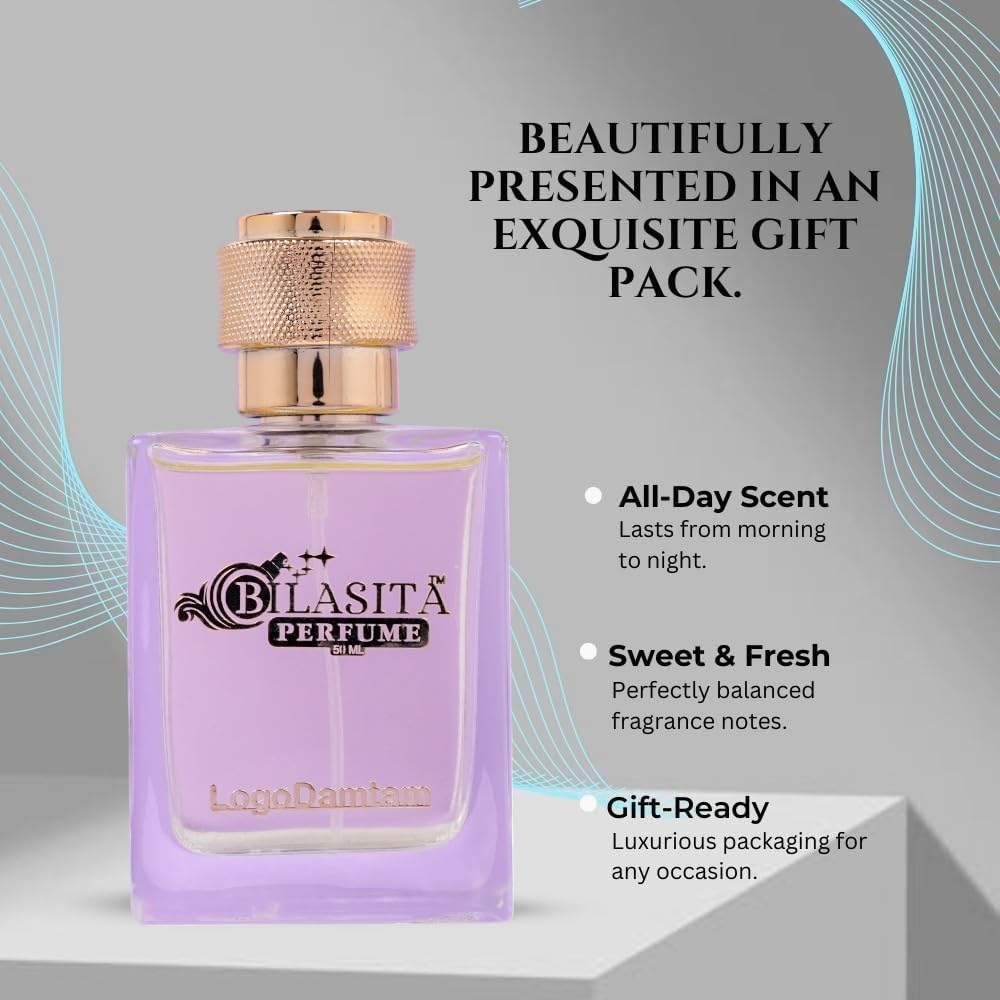 LogoDamtam Luxury Perfume with 30% French Fragrance Oil | Eau de Parfum for Men & Women | Long Lasting Elegant Fragrance | 50ml EDP
